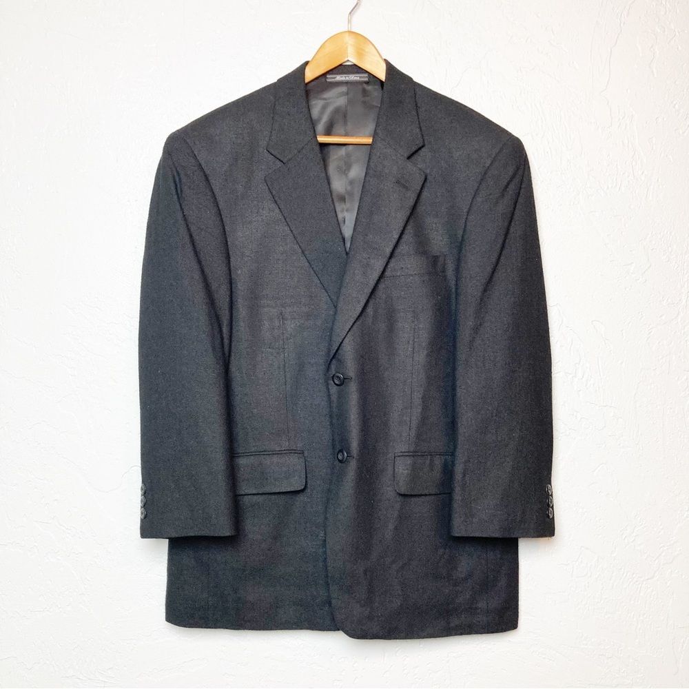 Saville Row men's pure silk tailored blazer, sports coat, suit jacket 42S